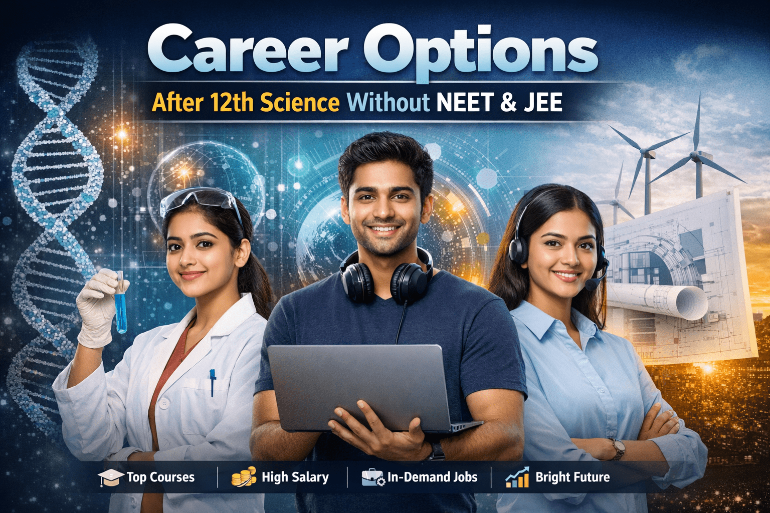 Career Options After 12th Science Without NEET & JEE